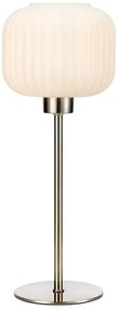 Markslöjd Sober asztali lámpa 1x40 W fehér-acél 108121