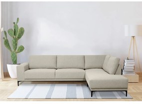 Bézs sarokkanapé (jobb oldali) Chile – Scandic