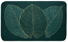 Sötétzöld fürdőszobai kilépő 45x75 cm Jade – douceur d'intérieur