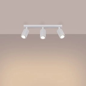 Sollux SL.1543 - Spotlámpa KARBON 3xGU10/10W/230V fehér