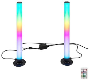 Rabalux 76014 - 2x LED RGB állítható asztali lámpa PACO LED/5W/5V