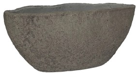 Pottery Pots Virágcserep Mt. Verita, szürke diorit, többféle méretben - Fazekas edények méret: M - 65,5 x 29 x 24,5 cm