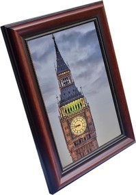 London képkeret, sötétbarna, 15 x 20 cm