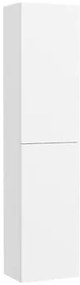Roca Optica fürdőszobai szekrény magas 35x150x25 cm fehér matt A857702509