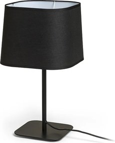 RENDL PERTH asztali lámpa fekete/fekete 230V LED E27 11W