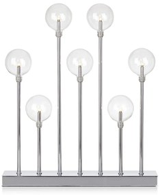 Juniur ezüstszínű világító gyertyatartó, magasság 50 cm - Markslöjd