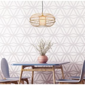 Westinghouse 61255 - Csillár zsinóron TULCEA 1xE27/60W/230V bambusz