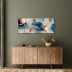 Kép virággal (120x50 cm)