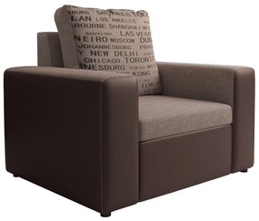 Fotel Lavelle (világosbarna + barna). Akció -16%. 616011