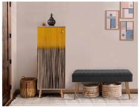 Előszoba bútor Beside 2 (szonoma tölgy + antracit) . Akció -22%. 1093995