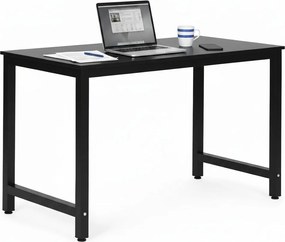 ModernHome TH-RD-1 Íróasztal, számítógépasztal 120 x 60 cm, fekete