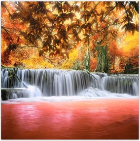 Fotótapéta flizelina 312x312 Narancssárga vízesés