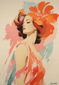 Poszter 68x98cm Virágos dallam