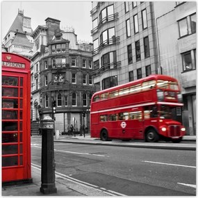 Fotótapéta flizelina 208x208 London Fülke Busz