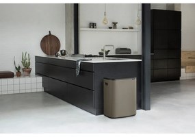 Szürke acél érintésre nyíló szelektív szemetes 60 l Bo Touch Bin – Brabantia