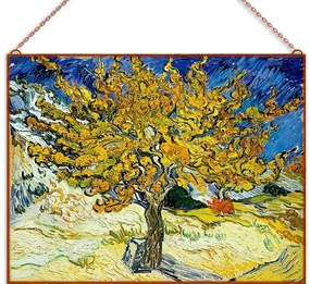 Van Gogh-Mulberry Tree üvegkép, falikép