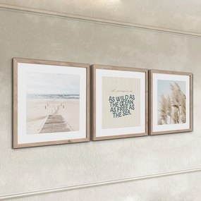 Kép szett 3 db-os 30x40 cm Seaside – Styler