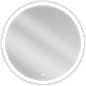 Mexen Oro kerek, megvilágított fürdőszobai tükör, 90 cm, LED 6000K, páramentes - 9824-090-090-611-00
