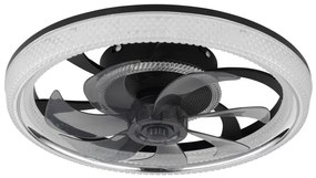 Globo Cirilla 03644 távirányítós mennyezeti ventilátoros lámpa, 30W LED, 2700K-6000K, 200-2700 lm