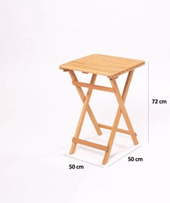 Balkon szett párnákkal, bükk fa