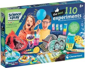 110 legjobb tudományos kísérlet készlet Science & Play Clementoni