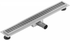 Mexen Flat M33 rozsdamentes acél zuhanytálca 60 cm, rozsdamentes acél, 1033060-15