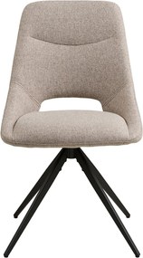 Bézs kárpitozott étkezőszék Dokka – House Nordic