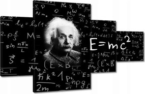 Festmények 130x80 E=MC2 Albert Einstein