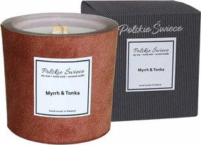 Gyertya Hevy Skin Réz Myrrh Tonka Black