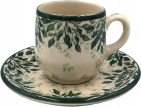 Espresso csésze csészealjjal 100 ml Kerámia Boleszláv ajándék