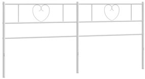 fehér fém fejtámla 193 cm