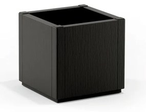 STEFANPLAST Virágcserép ETHICA téglalap alakú, sötétszürke