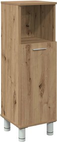 vidaXL fürdőszobai szekrény kézműves tölgy 30x30x95 cm műszaki fa