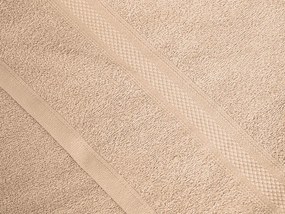 CLARYSSE ELEGANCE Törölköző 60x110 cm homokszínű, 100% pamut