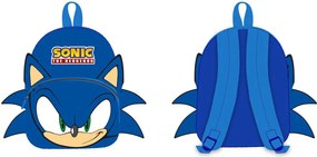 Sonic a sündisznó Blur 3D plüss hátizsák, táska 30 cm