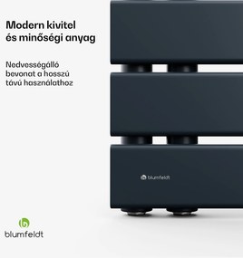 Blumfeldt Fairmont radiátor, 45 x 80 cm, falra szerelhető, modern kivitel, meleg víz