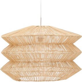 Natúr színű függőlámpa rattan búrával Dakit – Kave Home