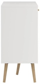 Fehér alacsony komód 149x82 cm Bodo – Tvilum
