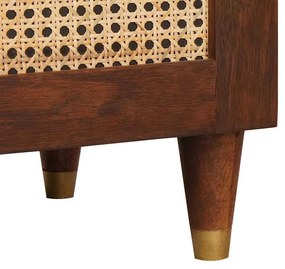 Mosdókagyló szekrény polcokkal tárolóval Barna 62 x 33 x 58 cm