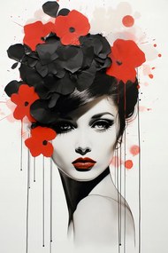 Poszter 20x30cm Virágos szenvedély