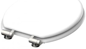 Schütte 84100-A - Fehér SoftClose WC-ülőke, MDF-ből készült