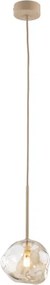 Brilagi - VULCANO kábelen függőlámpa 1xG9/8W/230V Ø 15 cm, bézs/füstös bézs