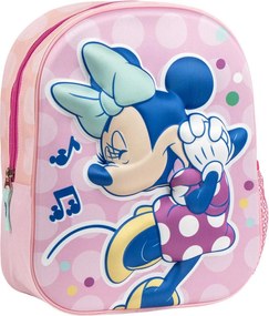 Disney Minnie Music 3D hátizsák, táska 31 cm