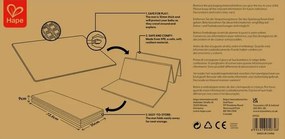 Hape Nagy összecsukható alátét ábécével