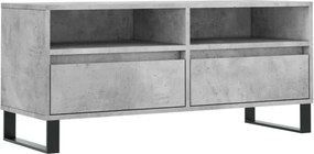 vidaXL betonszürke szerelt fa TV-szekrény 100x34,5x44,5 cm