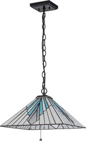 Elstead lighting klasszikus tiffany függeszték alderley barna sokszínű elstf-alderley-p