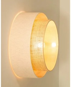 Mennyezeti lámpa NATIA 1xE27/60W/230V fehér/barna