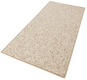 Világosbarna futószőnyeg 80x300 cm Wolly – BT Carpet