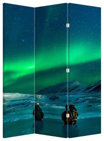 Paraván - Emberek és az északi fény (126x170 cm)