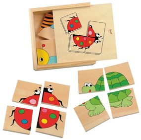 Woody Minipuzzle állatok